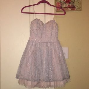Strapless Homecoming dress!